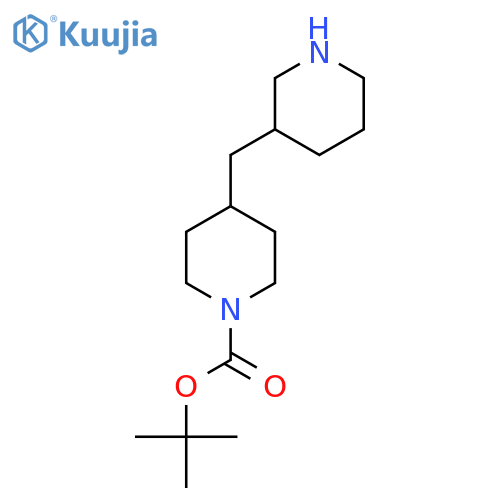 tert-butyl 4-(piperidin-3-yl)methylpiperidine-1-carboxylate structure