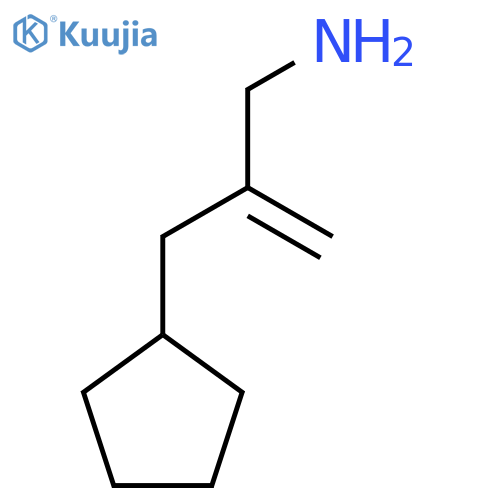 2-(aminomethyl)prop-2-en-1-ylcyclopentane structure