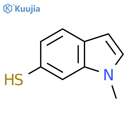 1-methyl-1H-indole-6-thiol structure