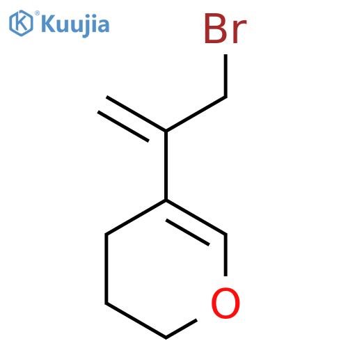5-(3-bromoprop-1-en-2-yl)-3,4-dihydro-2H-pyran structure