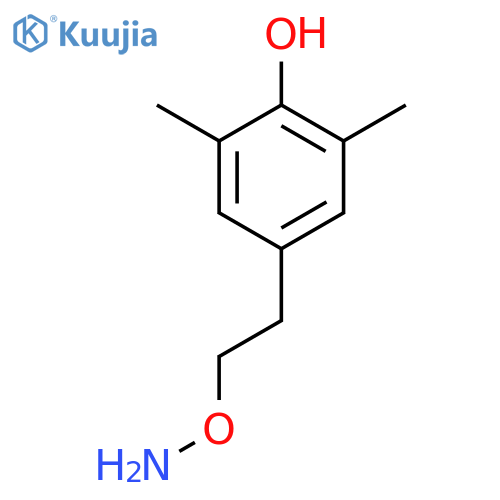 4-2-(aminooxy)ethyl-2,6-dimethylphenol structure