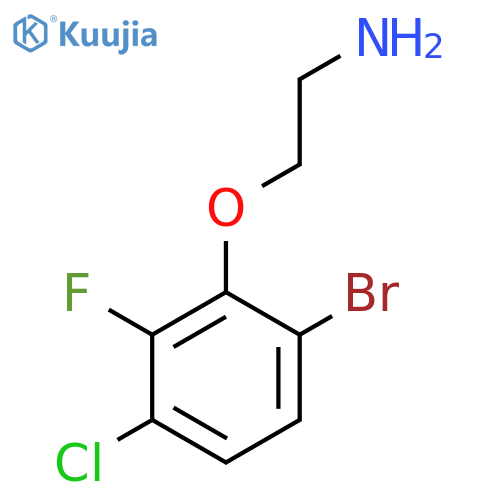 2-(6-bromo-3-chloro-2-fluorophenoxy)ethan-1-amine structure