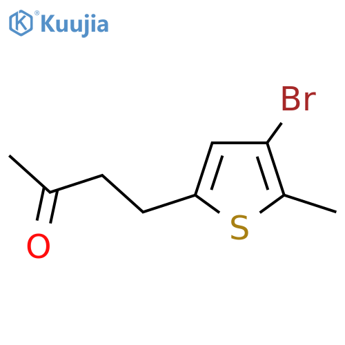 4-(4-Bromo-5-methylthiophen-2-yl)butan-2-one structure