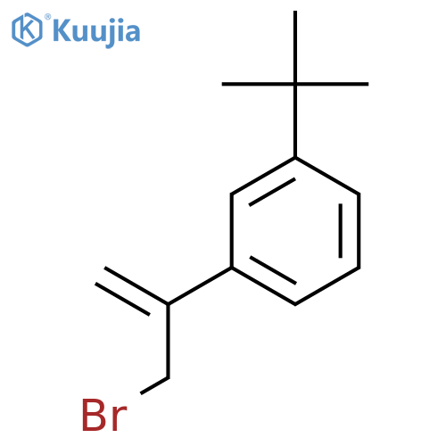 1-(3-Bromoprop-1-en-2-yl)-3-tert-butylbenzene structure
