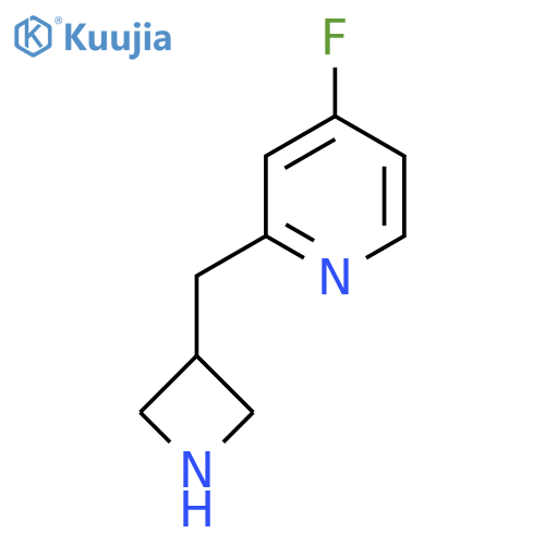 2-(azetidin-3-yl)methyl-4-fluoropyridine structure