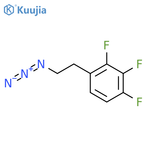1-(2-azidoethyl)-2,3,4-trifluorobenzene structure