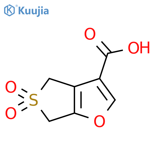 5,5-dioxo-4H,6H-5lambda6-thieno3,4-bfuran-3-carboxylic acid structure