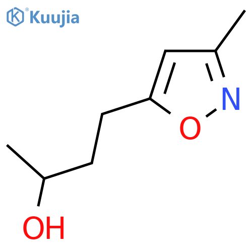 4-(3-methyl-1,2-oxazol-5-yl)butan-2-ol structure