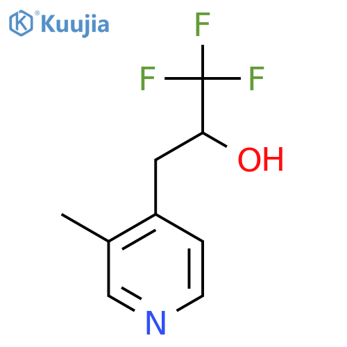 1,1,1-trifluoro-3-(3-methylpyridin-4-yl)propan-2-ol structure