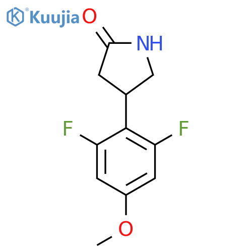 4-(2,6-difluoro-4-methoxyphenyl)pyrrolidin-2-one structure