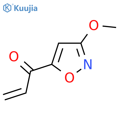 1-(3-methoxy-1,2-oxazol-5-yl)prop-2-en-1-one structure