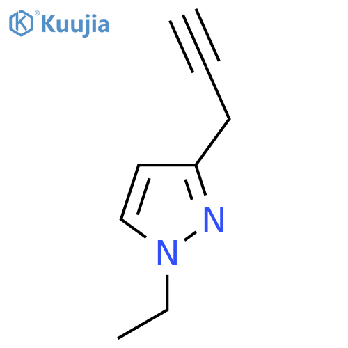1-ethyl-3-(prop-2-yn-1-yl)-1H-pyrazole structure