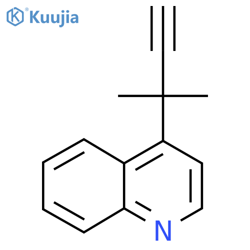 4-(2-methylbut-3-yn-2-yl)quinoline structure