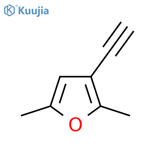 3-ethynyl-2,5-dimethylfuran structure