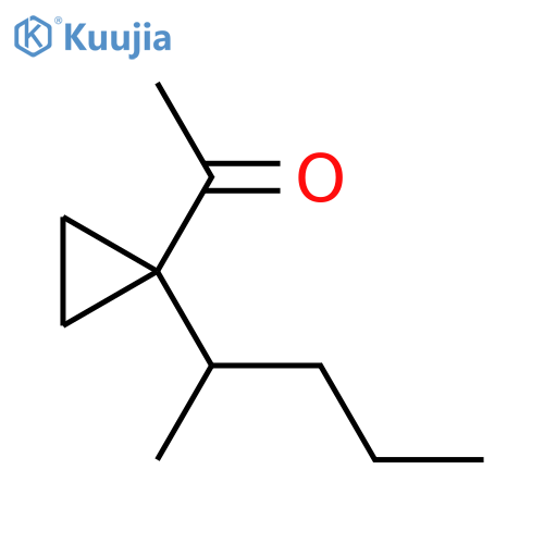 1-1-(pentan-2-yl)cyclopropylethan-1-one structure