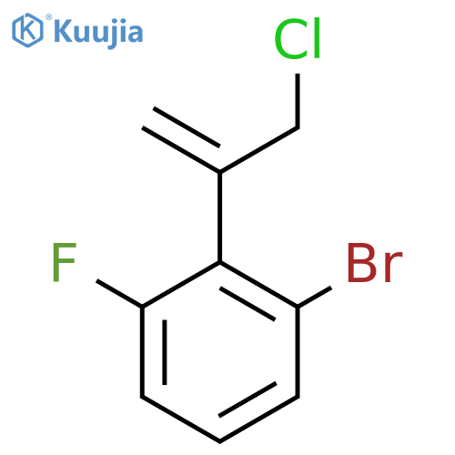 1-bromo-2-(3-chloroprop-1-en-2-yl)-3-fluorobenzene structure