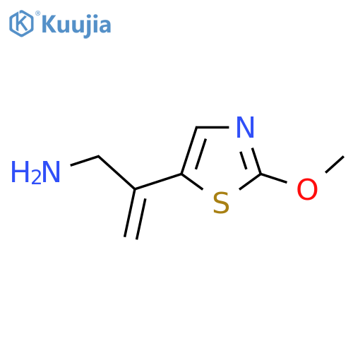 2-(2-methoxy-1,3-thiazol-5-yl)prop-2-en-1-amine structure