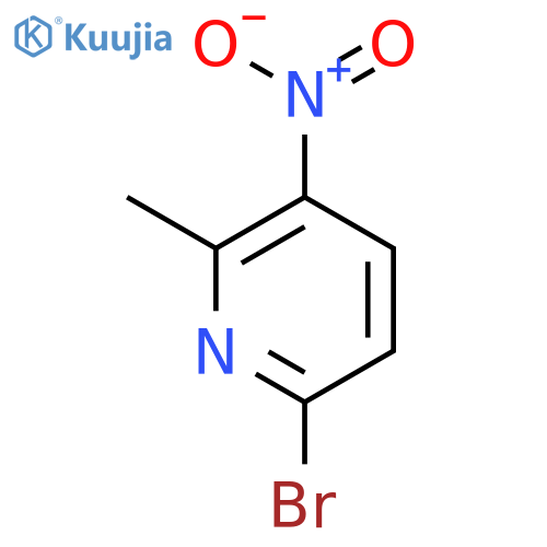 6-bromo-2-methyl-3-nitropyridine structure