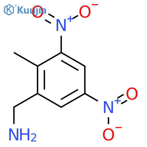 (2-methyl-3,5-dinitrophenyl)methanamine structure