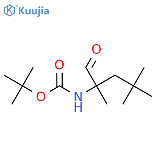tert-butyl N-(2,4,4-trimethyl-1-oxopentan-2-yl)carbamate structure