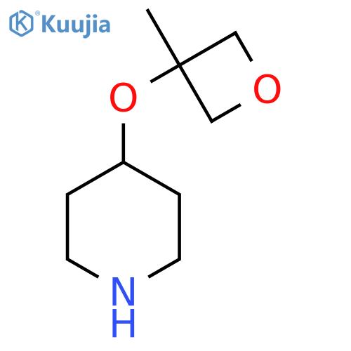 4-(3-methyloxetan-3-yl)oxypiperidine structure