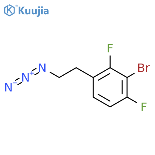 1-(2-azidoethyl)-3-bromo-2,4-difluorobenzene structure