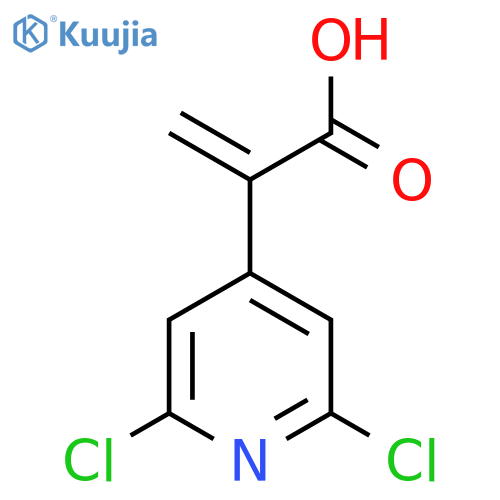 2-(2,6-dichloropyridin-4-yl)prop-2-enoic acid structure