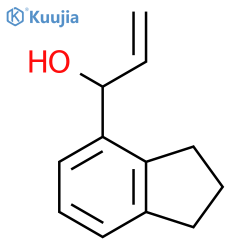1-(2,3-dihydro-1H-inden-4-yl)prop-2-en-1-ol structure