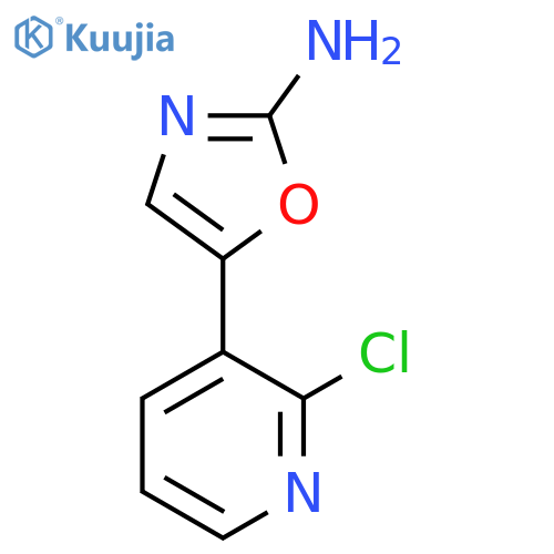 5-(2-chloropyridin-3-yl)-1,3-oxazol-2-amine structure