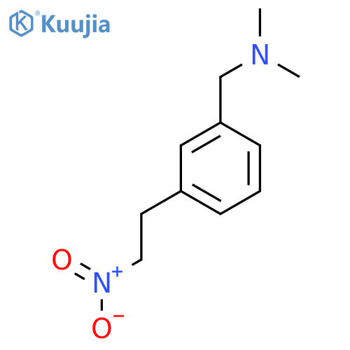 dimethyl({3-(2-nitroethyl)phenylmethyl})amine structure