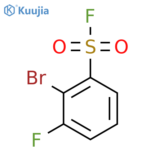 2-bromo-3-fluorobenzene-1-sulfonyl fluoride structure