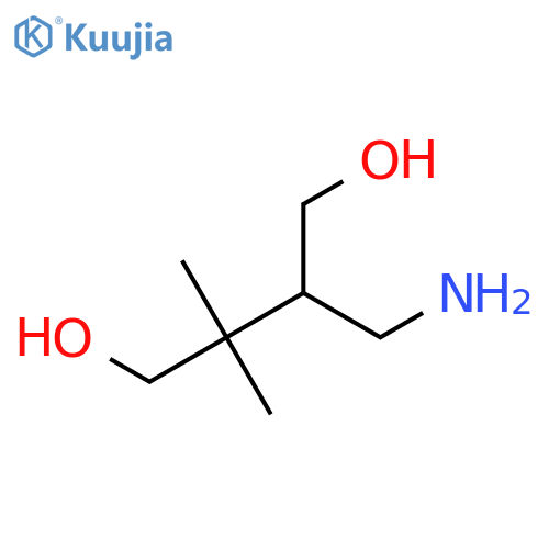 3-(aminomethyl)-2,2-dimethylbutane-1,4-diol structure