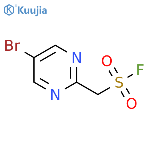 (5-bromopyrimidin-2-yl)methanesulfonyl fluoride structure