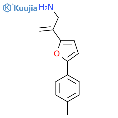2-5-(4-methylphenyl)furan-2-ylprop-2-en-1-amine structure