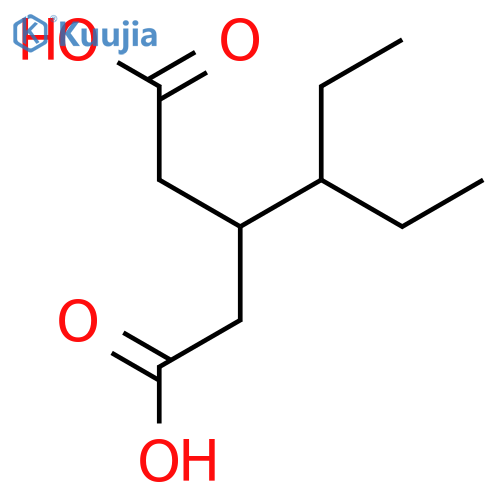 3-(pentan-3-yl)pentanedioic acid structure