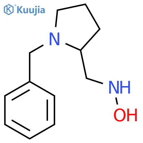 N-(1-benzylpyrrolidin-2-yl)methylhydroxylamine structure