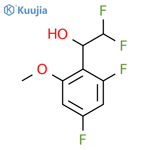 1-(2,4-difluoro-6-methoxyphenyl)-2,2-difluoroethan-1-ol structure