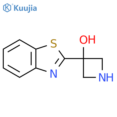 3-(1,3-benzothiazol-2-yl)azetidin-3-ol structure