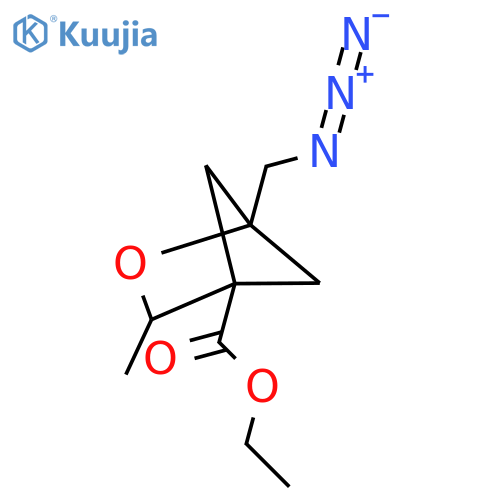 ethyl 1-(azidomethyl)-3-methyl-2-oxabicyclo2.1.1hexane-4-carboxylate structure