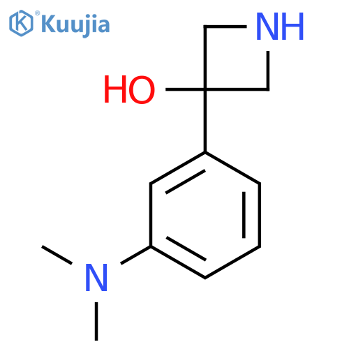 3-3-(dimethylamino)phenylazetidin-3-ol structure