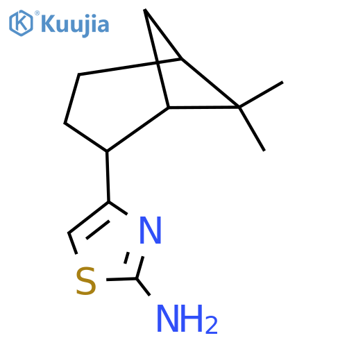 4-{6,6-dimethylbicyclo3.1.1heptan-2-yl}-1,3-thiazol-2-amine structure