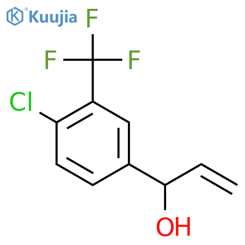 1-4-chloro-3-(trifluoromethyl)phenylprop-2-en-1-ol structure