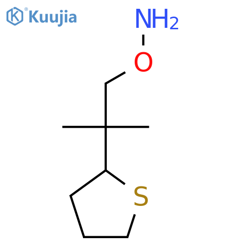 O-2-methyl-2-(thiolan-2-yl)propylhydroxylamine structure
