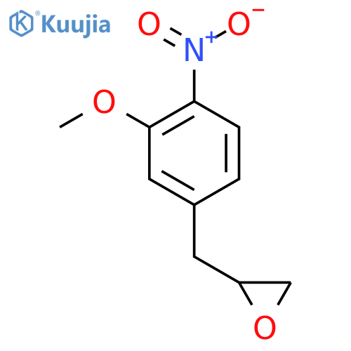 2-(3-methoxy-4-nitrophenyl)methyloxirane structure