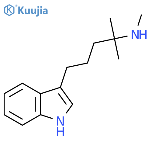5-(1H-indol-3-yl)-2-methylpentan-2-yl(methyl)amine structure