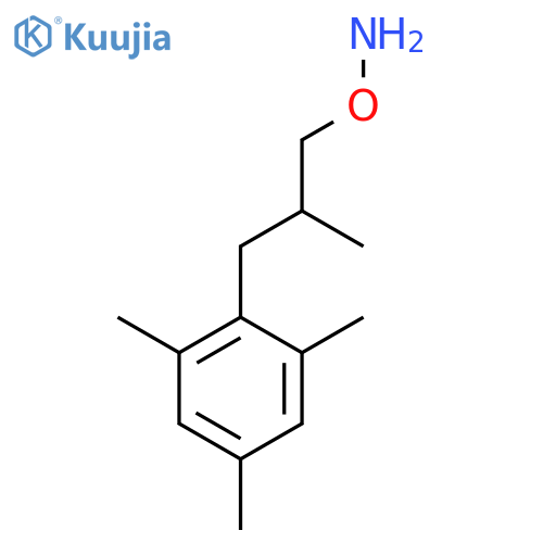 O-2-methyl-3-(2,4,6-trimethylphenyl)propylhydroxylamine structure
