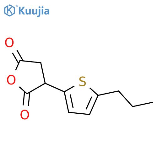 3-(5-propylthiophen-2-yl)oxolane-2,5-dione structure