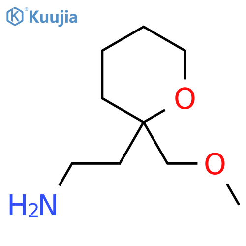 2-2-(methoxymethyl)oxan-2-ylethan-1-amine structure