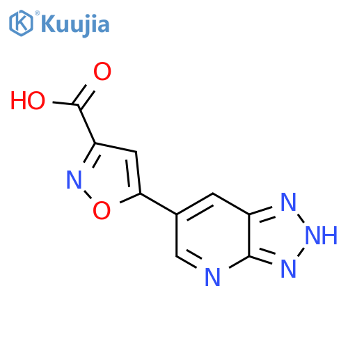 5-{3H-1,2,3triazolo4,5-bpyridin-6-yl}-1,2-oxazole-3-carboxylic acid structure