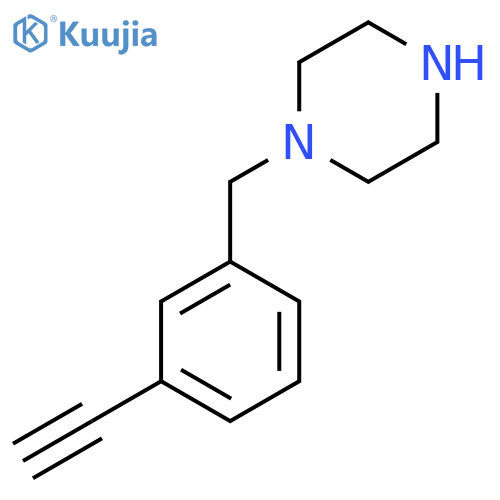 1-(3-ethynylphenyl)methylpiperazine structure